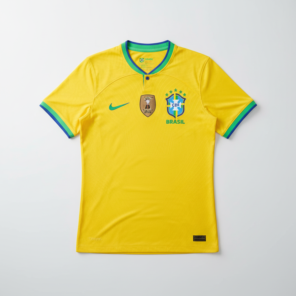 Brazil World Cup 2026 Shirt - Flat Lay